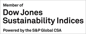 MEMBER OF Dow Jones Sustainability Indices in Collaboration with RobecoSAM